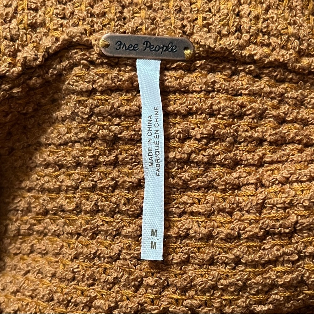 Free People Orange Sweater M - Picture 3 of 3
